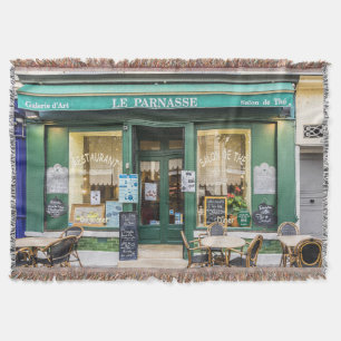 Cobertor Cafés franceses: Versalhes é uma cena acolhedora.