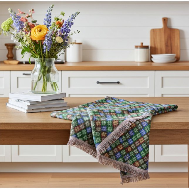 Cobertor Calor e Abstrato Poinsettia Floral Motif (Criador carregado)