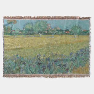 Cobertor Campo com Íris Perto de Arles Vincent Van Gogh