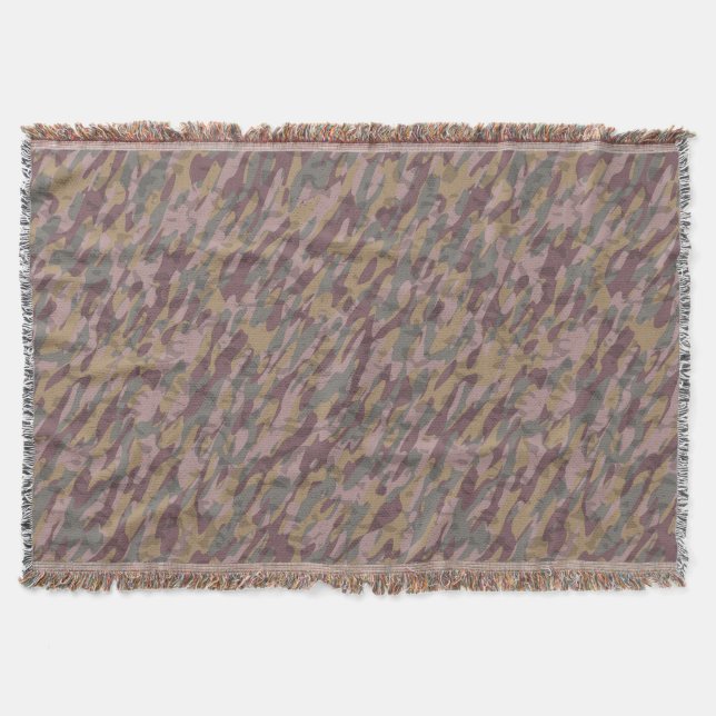 Cobertor camuflagem abstrata (Frente)