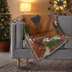 Cobertor Camuflagem Preto Marrom Verde Personalizado