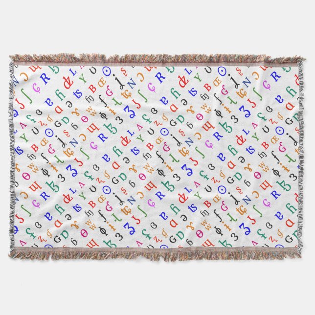 Cobertor Caracteres IPA (Frente)