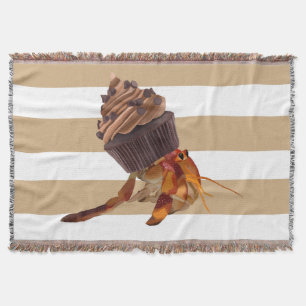 Cobertor Caranguejo-Mouro-Bonito Com Cupcake De Chocolate