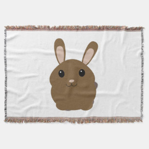 Cobertor Caricatura Marrom Bunny