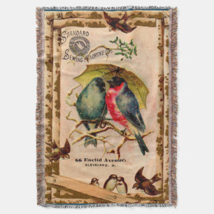 Cobertor Cartão comercial vitoriano Standard Sewing Machine