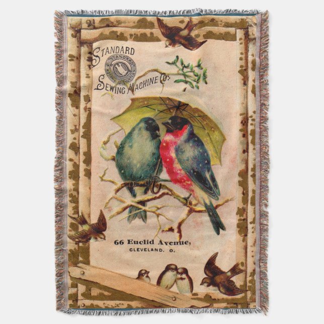 Cobertor Cartão comercial vitoriano Standard Sewing Machine (Frente Vertical)