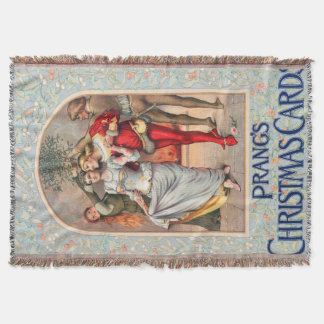 Cobertor Cartão de Natal de Prang (c. 1886)