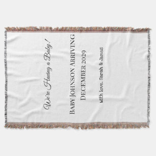 Cobertor Cartão de Revenda de Bebê Personalizado