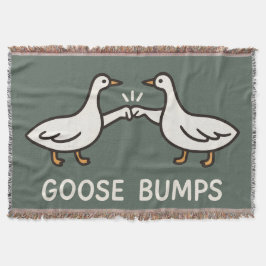 Cobertor Cartoon Engraçado Ganso Bumps | Fist Bump Geese An