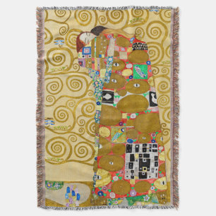 Cobertor Casal Gustav Klimt Realização Nouveau