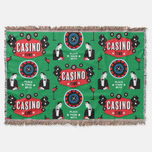 Cobertor Casino Gambling Poker Roulette
