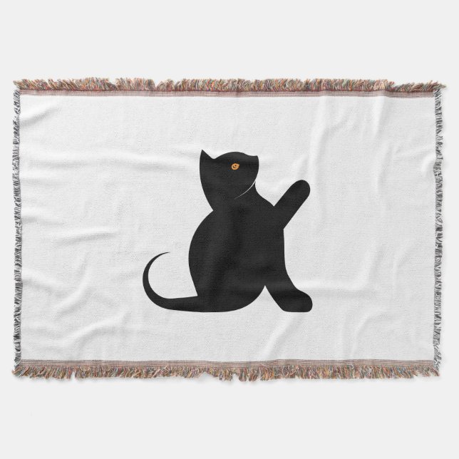 Cobertor Cat Say Hello (Frente)