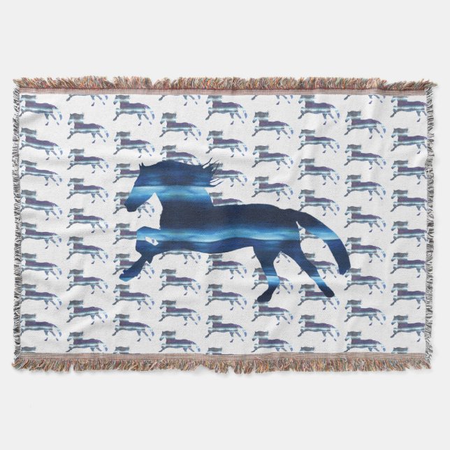 Cobertor Cavalo Azul (Frente)