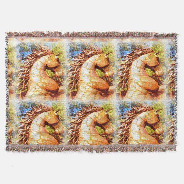 Cobertor cavalos dançantes (Frente)