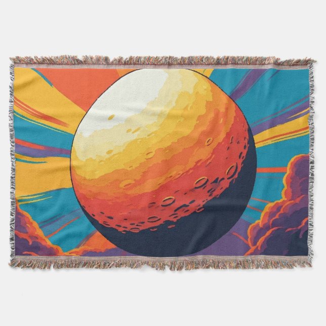 Cobertor Celestial Sunset Throw Blanket (Frente)
