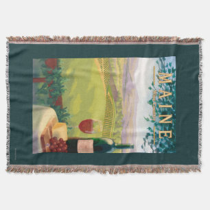 Cobertor Cena do país de MaineWine