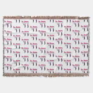 Cobertor Chá da Bandeira do Orgulho Genderfluid 