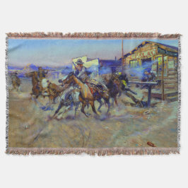 Cobertor Charles Marion Russell Fumaça de um .45 1908