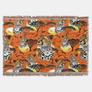 Cobertor Cheetah African Feline Wild Animal
