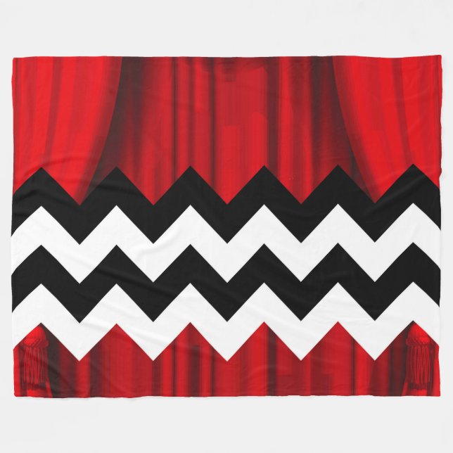 cobertor chevron preto (Frente (Horizontal))