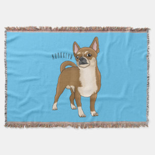 Cobertor Chihuahua dog cartoon illustration