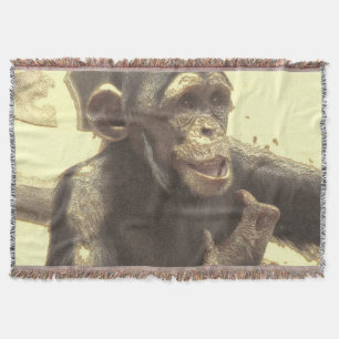 Cobertor chimpanzé metálico