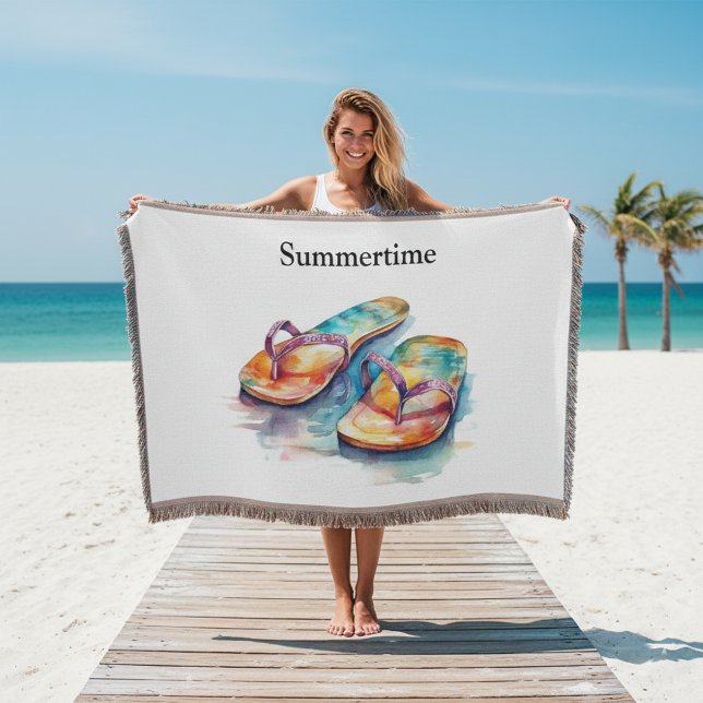Cobertor Chinelos Rainbow Reef, personalizado (Criador carregado)