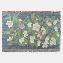 Cobertor Christmas Rose & Silverwing Butterfly Nocturne