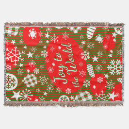 Cobertor Christmas Throw Blanket – Joy to the World 