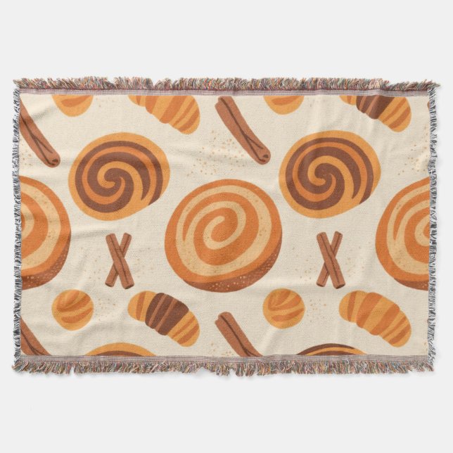 Cobertor Cinnamon Swirls Cozy Season - Outono (Frente)