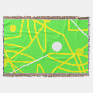 Cobertor Cinza de Minimalismo de arte abstrato