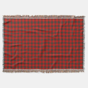 Cobertor Clan Cameron Bright Red Tartan