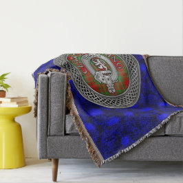 Cobertor Clan Cumming Crest & Tartan Knot sobre o assunto