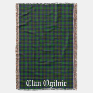 Cobertor Clan Ogilvie Tartan Xadrez