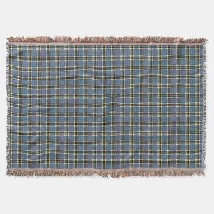 Cobertor Clan Thompson Light Blue Scottish Tartan
