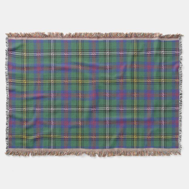 Cobertor Clan Wood Tartan Xadrez Scottish Kilt Pattern (Frente)