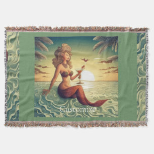 Cobertor Classy Martini Mermaid Thunder_Cove