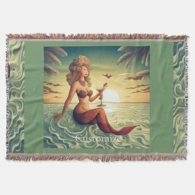 Cobertor Classy Martini Mermaid Thunder_Cove (Frente)