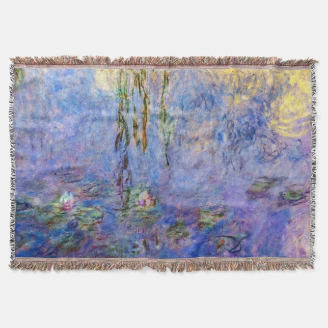 Cobertor Claude Monet - Lírios Hídricos (Frente)