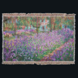 Cobertor Claude Monet - O Jardim do Artista em Giverny<br><div class="desc">Jardim do Artista em Giverny / Le Jardin de l'artiste a Giverny - Claude Monet,  1900</div>