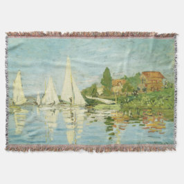 Cobertor Claude Monet. Regattas em Argenteuil