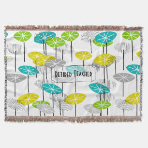 Cobertor Cobertura artística aposentada dos vagens da