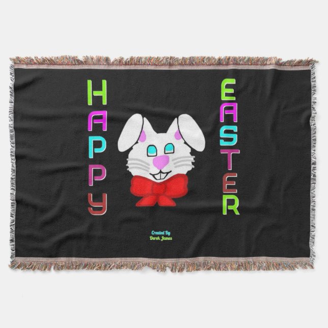 Cobertor Cobertura de Coelho da Páscoa (Frente)