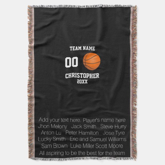 Cobertor Cobertura de folheto de colagem de basquetebol (Frente Vertical)