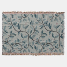 Cobertor Cobertura de padrão floral de aquarela