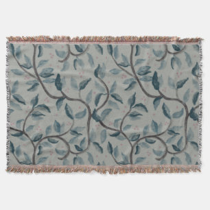 Cobertor Cobertura de padrão floral de aquarela