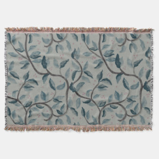Cobertor Cobertura de padrão floral de aquarela