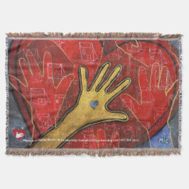 Cobertor Cobertura de pano da AJUDA