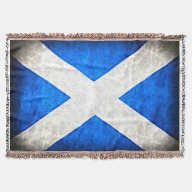 Cobertor Cobertura do lance. Bandeira de Scotland. (Frente)