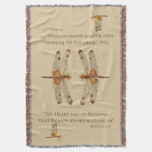 Cobertor Cobertura do lance com libélulas (Frente Vertical)